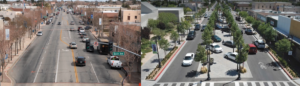 Lancaster Boulevard before and after